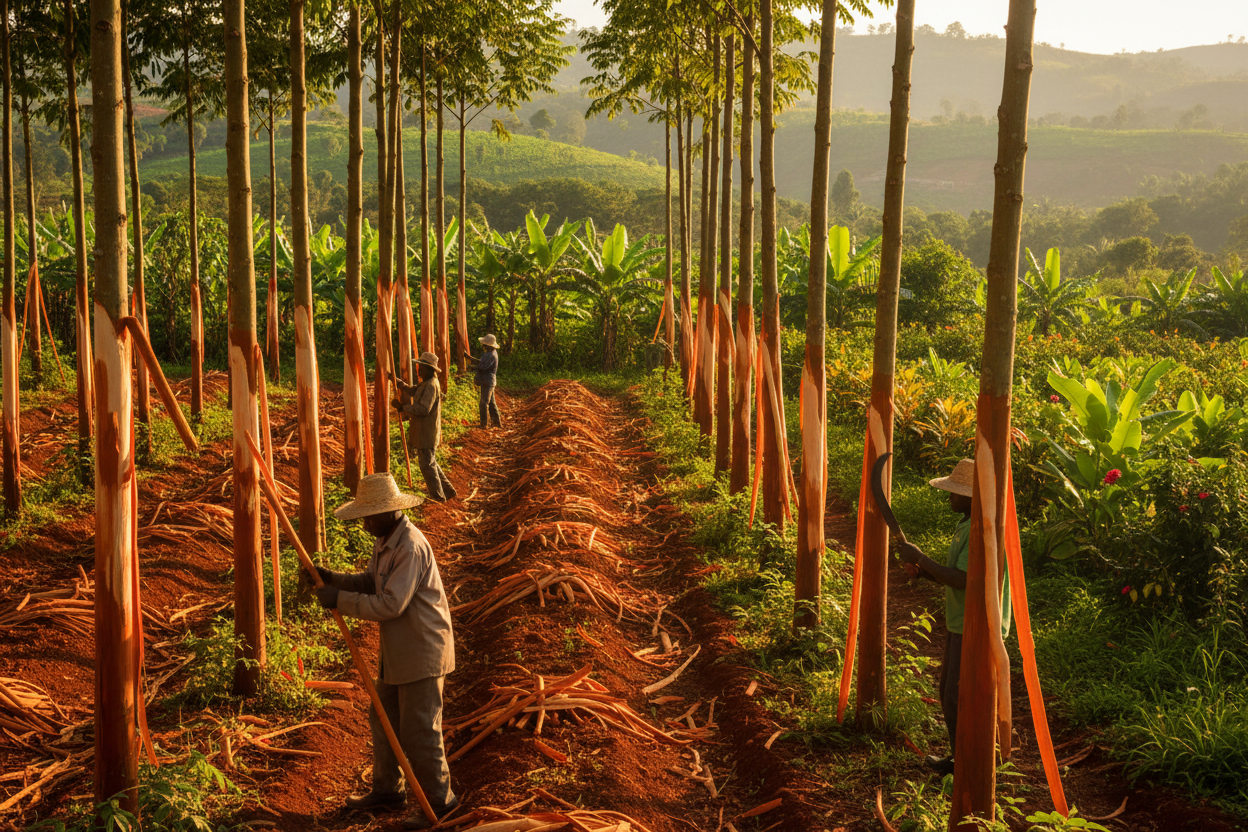 Cinnamon Farm in Tanzania